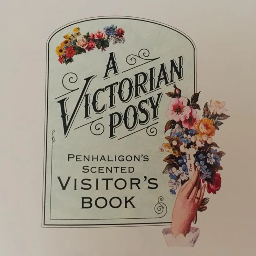 Vintage 1987 Penhaligon’s A Victorian Posy Scented Visitor’s Book